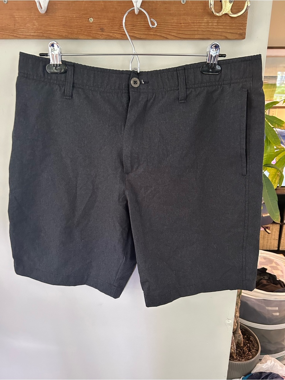 Under Armour Men's Performance Golf Shorts Black Charcoal - Size 36